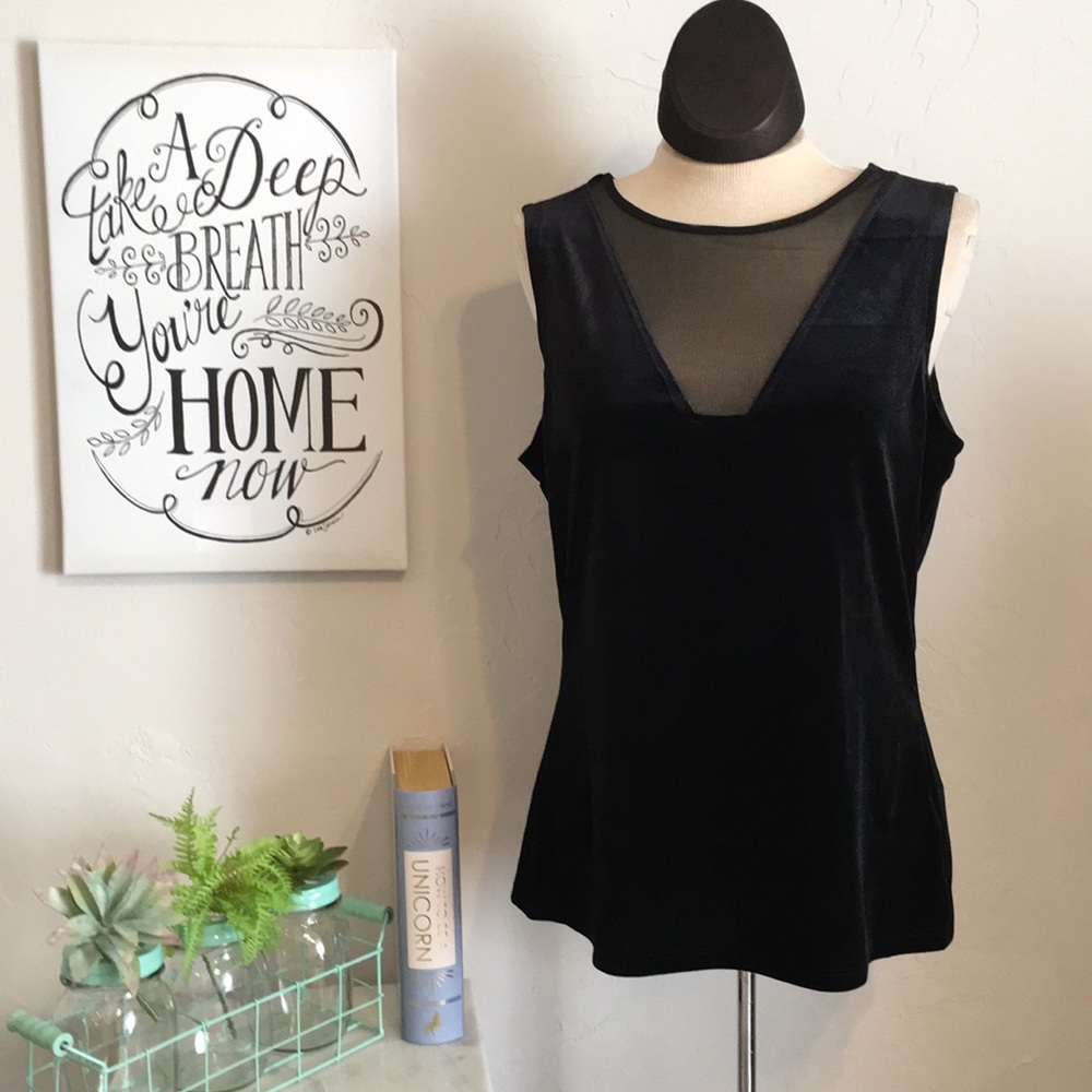 Velvet peekaboo top